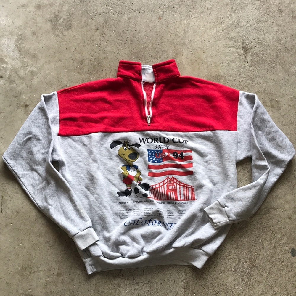 Vintage World Cup soccer sweater
